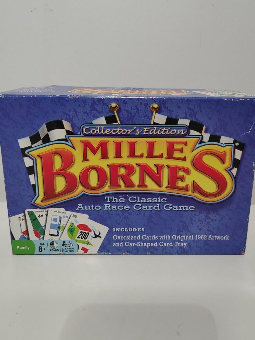 MILLE BORNES Collectors Edition Classic Auto Race Card Game 2003 NICE COMPLETE
